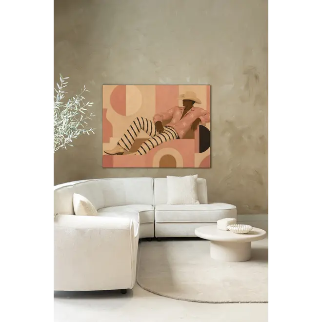 Urban Cotton Wandkleed Pink Memphis