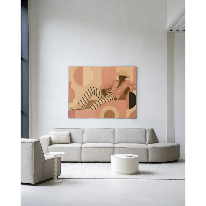 Urban Cotton Wandkleed Pink Memphis
