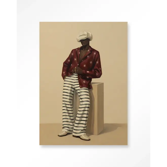 Urban Cotton Wandkleed Red Otis