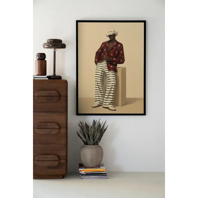 Urban Cotton Wandkleed Red Otis