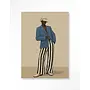 Urban Cotton Wandkleed Blue Marlon