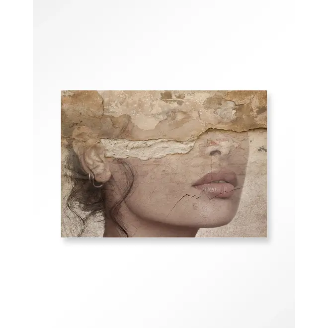 Urban Cotton Wandkleed Face Behind The Wall