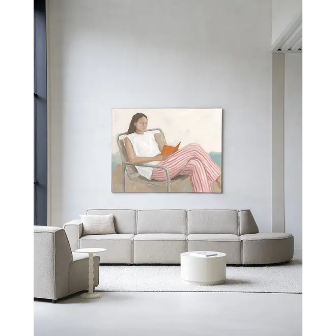 Urban Cotton Wandkleed Reading In Silence