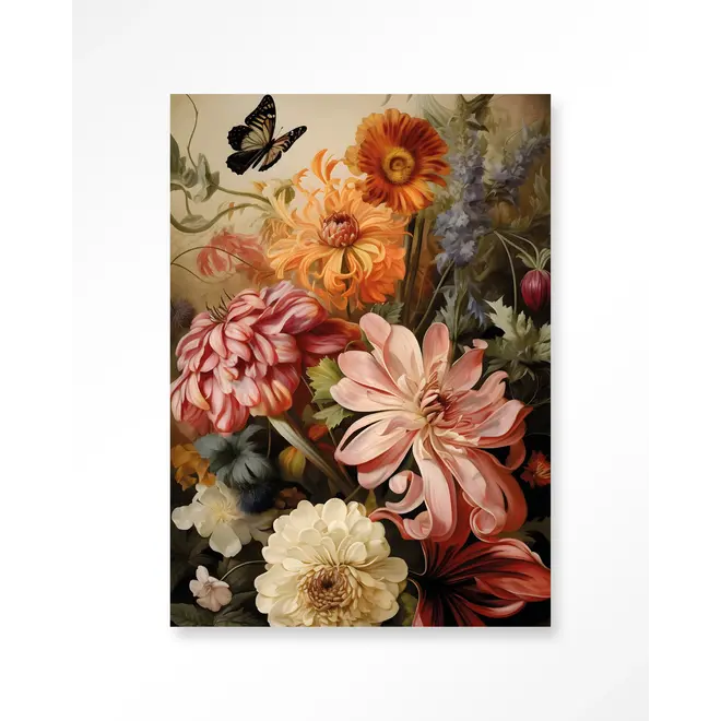Urban Cotton Wandkleed Vintage Flowers