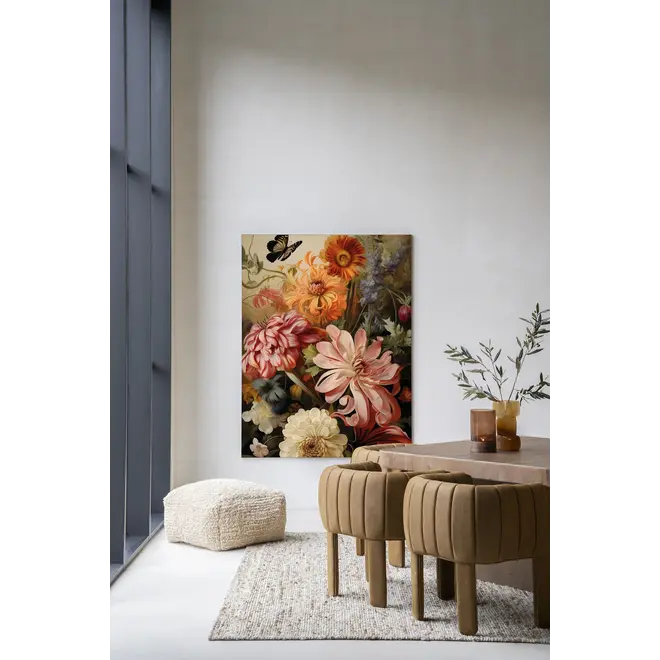 Urban Cotton Wandkleed Vintage Flowers