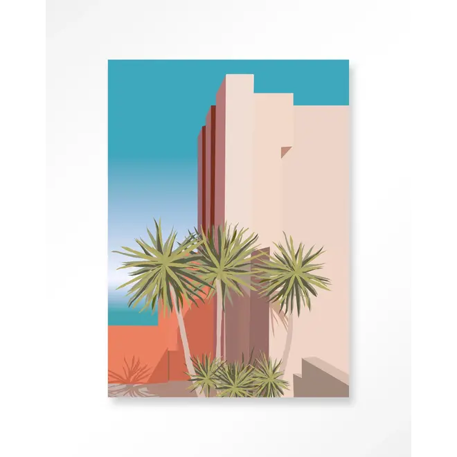 Urban Cotton Wandkleed Tropical Place