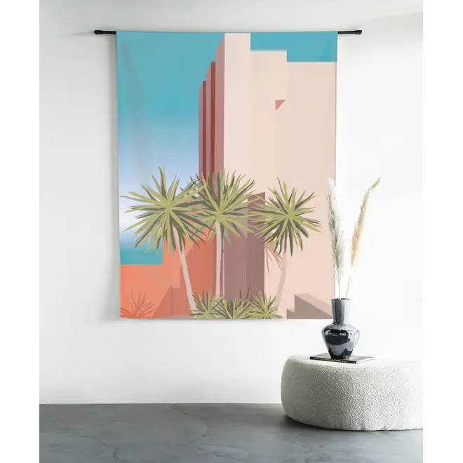 Urban Cotton Wandkleed Tropical Place