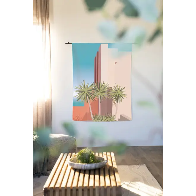 Urban Cotton Wandkleed Tropical Place