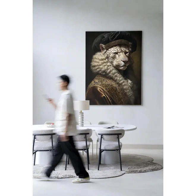 Urban Cotton Wandkleed Snow Leopard