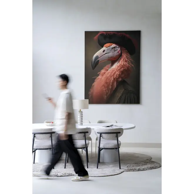 Urban Cotton Wandkleed Flamingo