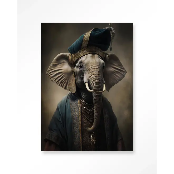 Urban Cotton Wandkleed Elephant