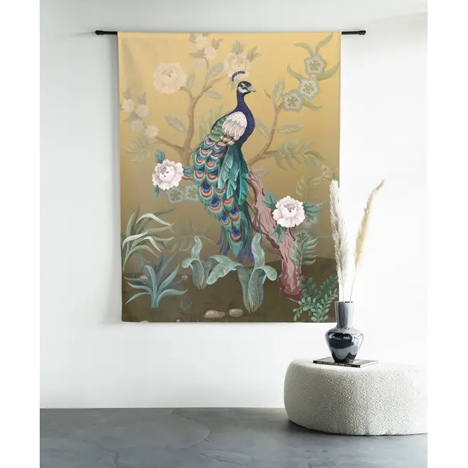 Urban Cotton Wandkleed Peacock