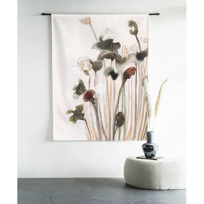 Urban Cotton Wandkleed Pastel Flowers 2