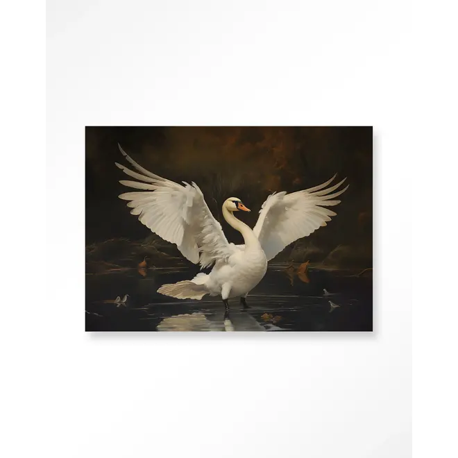 Urban Cotton Wandkleed Swan Lake