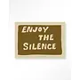Urban Cotton Wandkleed Enjoy The Silence Green