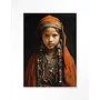 Urban Cotton Wandkleed Traditional Girl