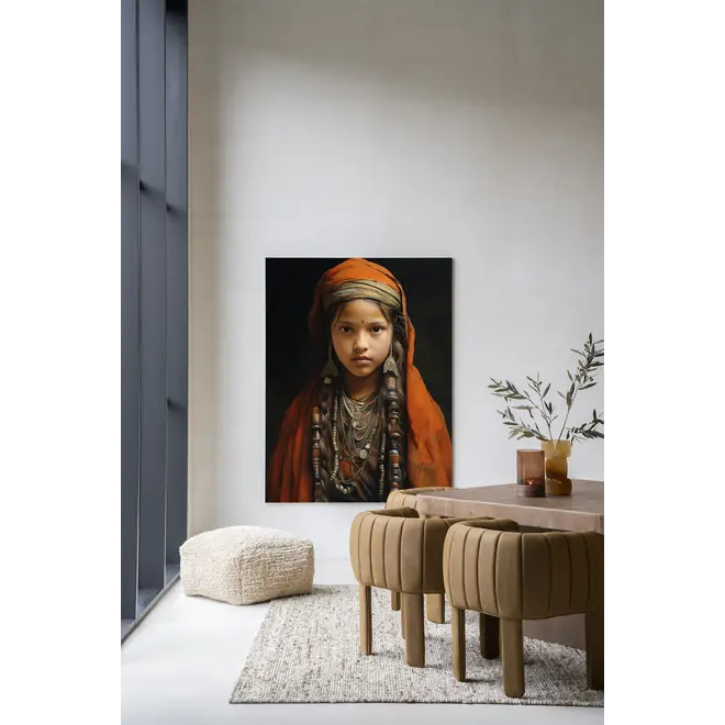 Urban Cotton Wandkleed Traditional Girl