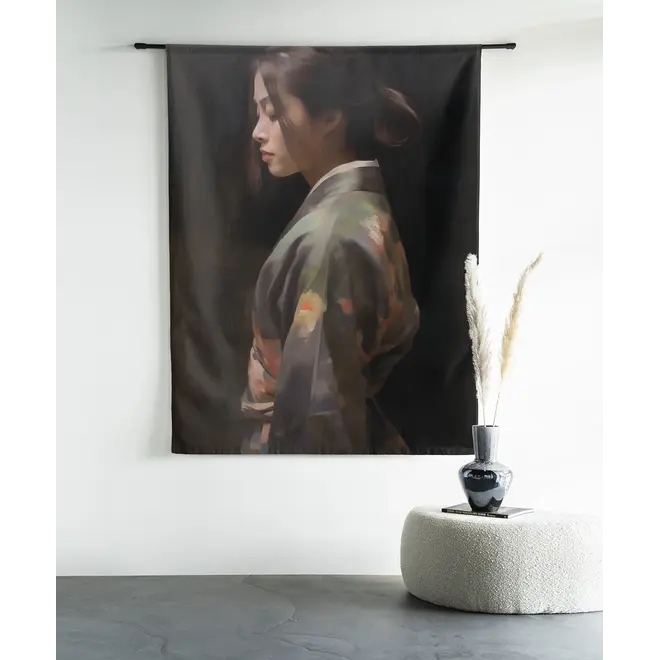 Urban Cotton Wandkleed Kimono Tales