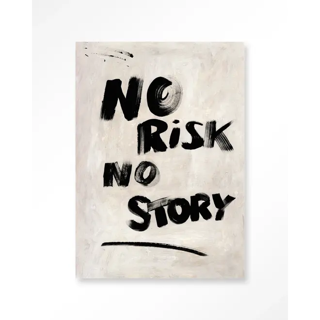 Urban Cotton Wandkleed No Risk, No Story