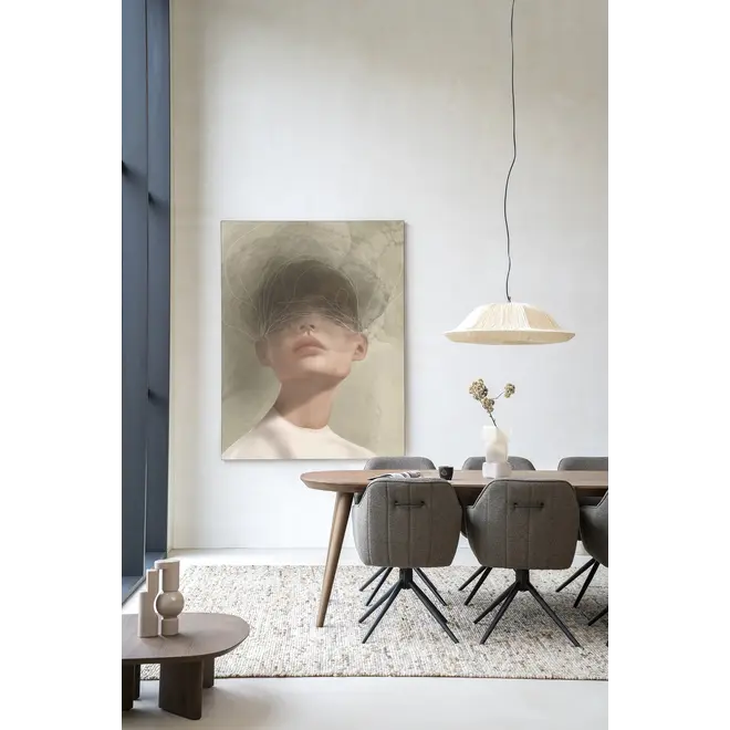 Urban Cotton Wandkleed Blind Mist