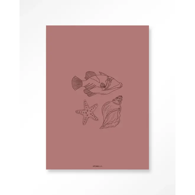 Urban Cotton Wandkleed Tres Pisces