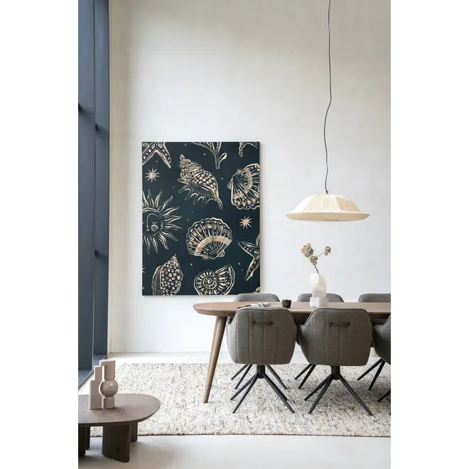 Urban Cotton Wandkleed Seashells Midnight