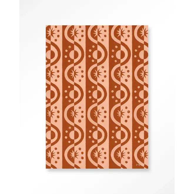 Urban Cotton Wandkleed Moon Blockprint