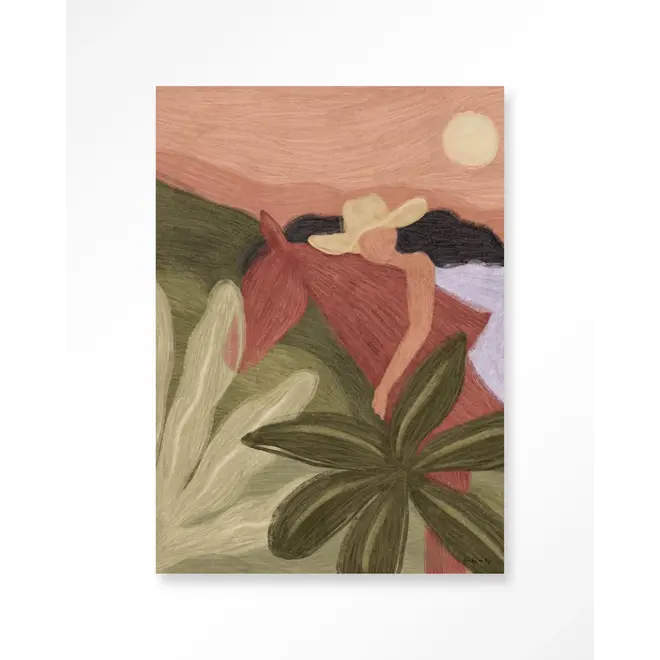 Urban Cotton Wandkleed Horse Sunset