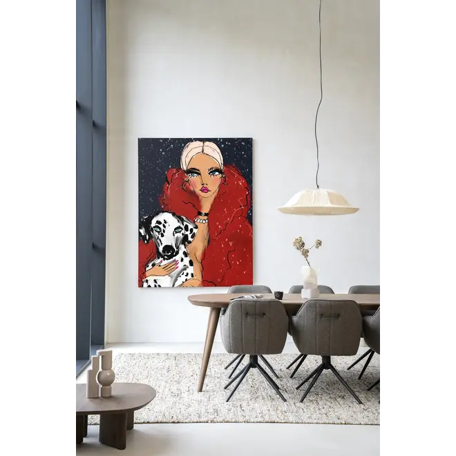 Urban Cotton Wandkleed Dotted Doggy