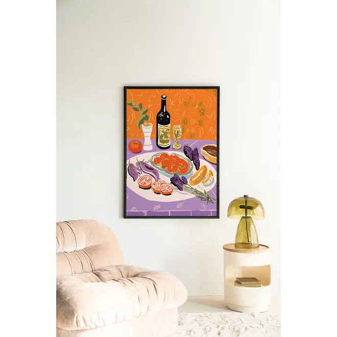 Urban Cotton Wandkleed Mediterranean Table