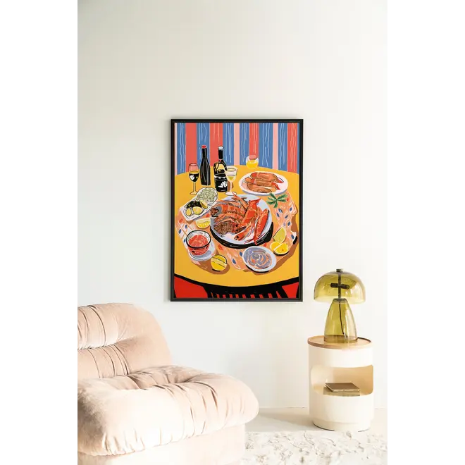 Urban Cotton Wandkleed Fruits de Mer