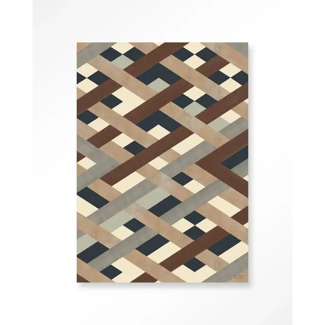 Urban Cotton Wandkleed Timber