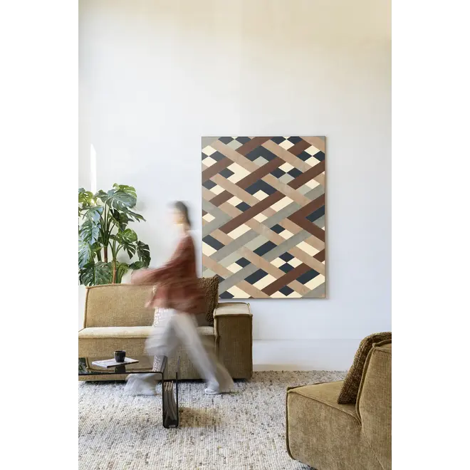 Urban Cotton Wandkleed Timber