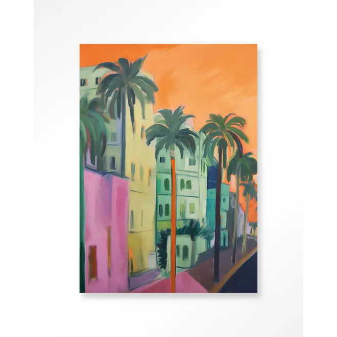 Urban Cotton Wandkleed Palm Street