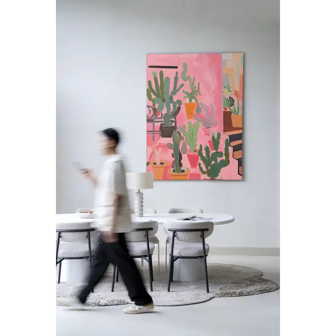 Urban Cotton Wandkleed Cactus Party