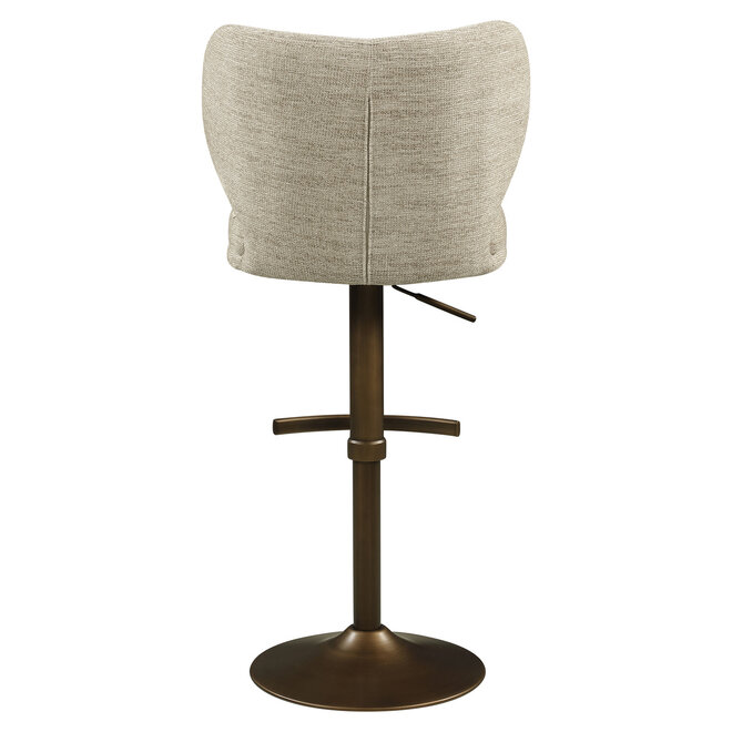 Barstoel Amely natural softweave swivel