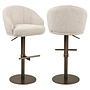Barstoel Beverly natural fancy swivel