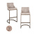 Barstoel Bolton natural geo (Set of 2)