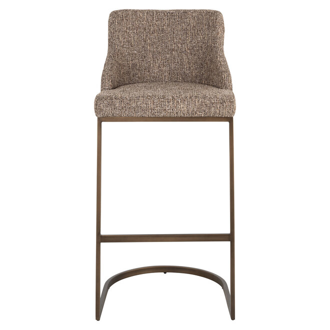 Barstoel Bolton brown tweed (Set of 2)