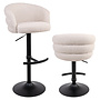 Barstoel Nikki biscotti swivel fire retardant