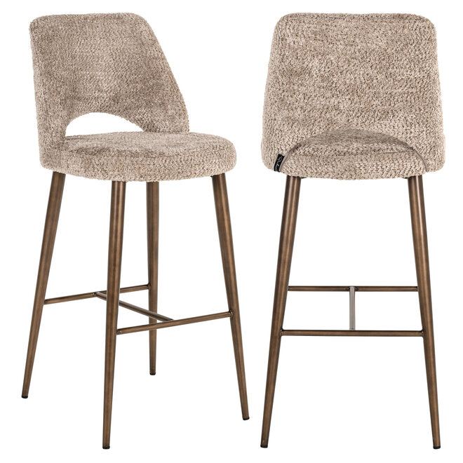 Barstoel Delphine lovely nature fire retardant