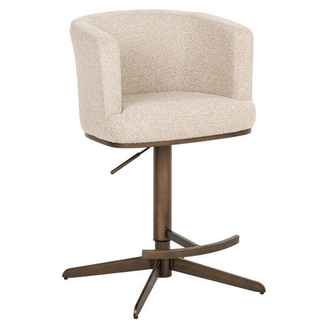 Barstoel Cheyenne biscotti swivel