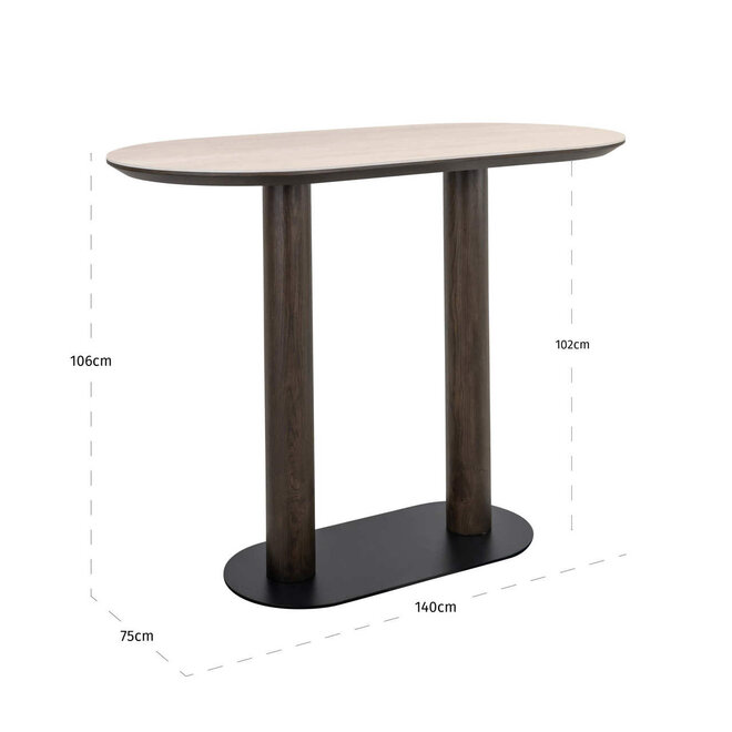 Bartafel Ritz brown 140