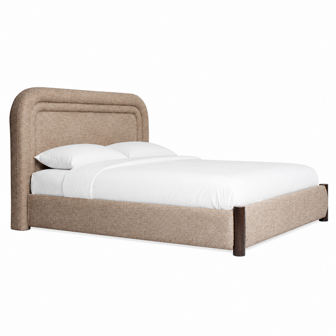 Bed Citadel sand tweed 160x200