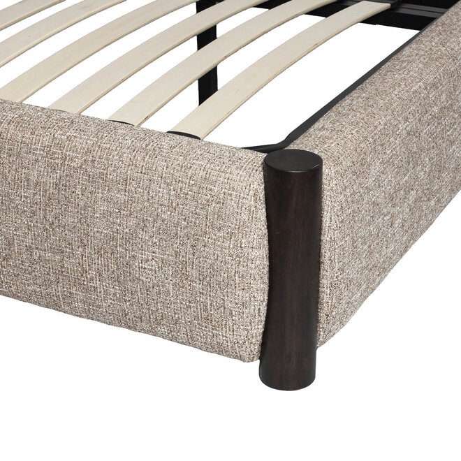Bed Citadel sand tweed 160x200