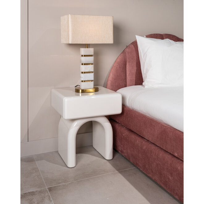Bed Pixie rosewood jewel 120x200 with pull-out bed