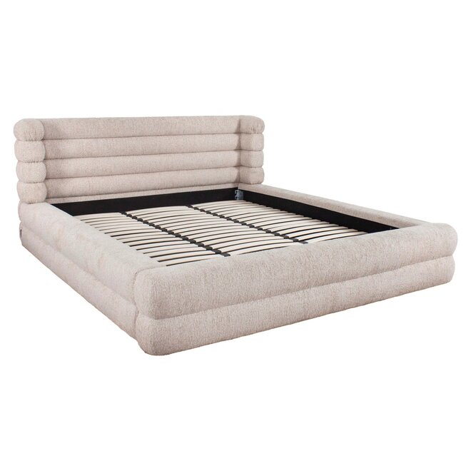Bed Obidis natural linear 180x210 with storage