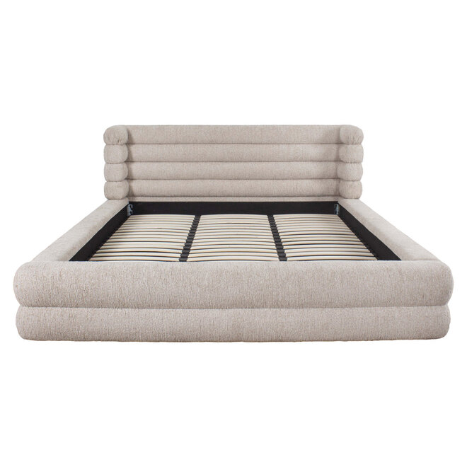 Bed Obidis natural linear 180x210 with storage
