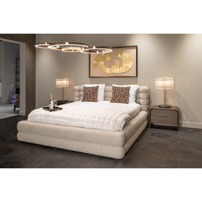 Bed Obidis natural linear 180x210 with storage