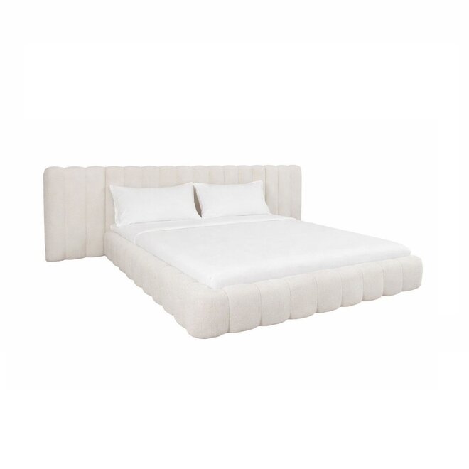 Bed Cupidon cream fancy 180x210 with storage